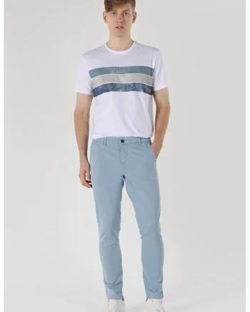 Pantaloni De Barbati Albastru Slim Fit, BLUE