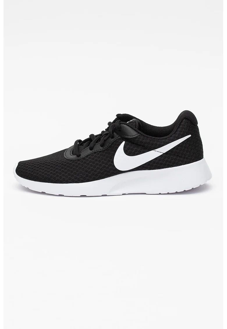 Pantofi sport din plasa cu logo Tanjun, Alb/Negru
