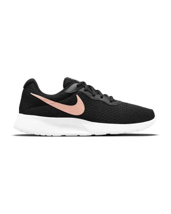 Pantofi sport din plasa cu logo Tanjun, Negru/Roz