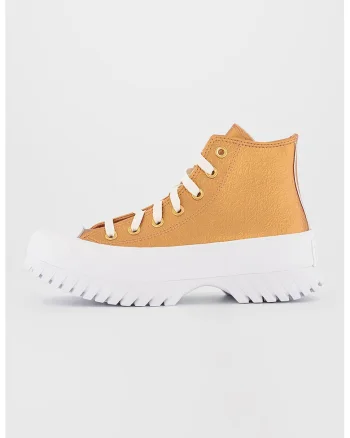 Tenisi unisex de piele ecologica cu aspect masiv Chuck Taylor All Star Lugged 2.0, Bronz