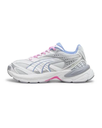 Pantofi sport cu insertii de plasa Velophasis Sprint2K, Alb/Gri