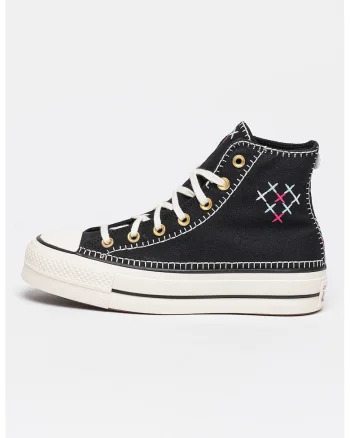 Tenisi cu platforma Chuck Taylor All Star, Negru