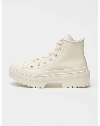Pantofi sport din piele All Star Lugged Heel, Alb fildes