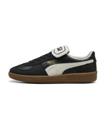 Pantofi sport low-cut de piele, Negru/Alb murdar
