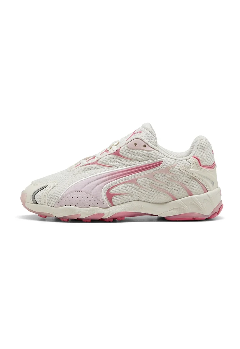Pantofi sport Inhale cu garnituri sintetice, Alb/Roz