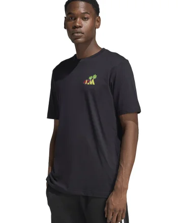 Tricou regular fit din bumbac Mini Surf, Negru