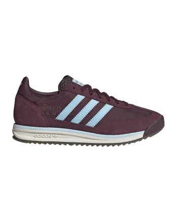 Pantofi sport SL 72 RS de piele intoarsa cu insertii din material textil, Visiniu/Albastru