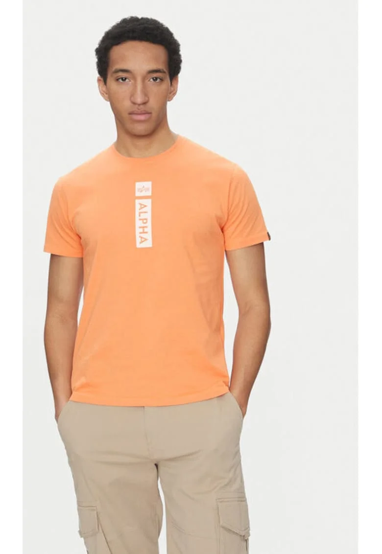 Tricou barbati,  305301673, Bumbac, Portocaliu, Portocaliu