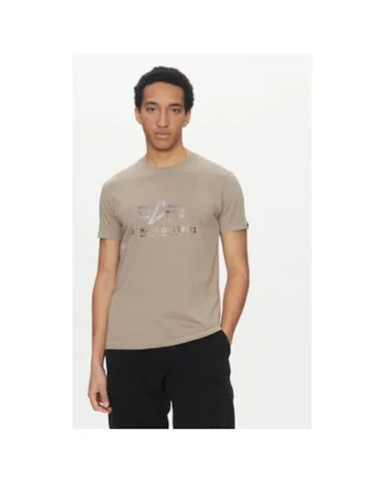 Tricou barbati,  305301628, Bumbac, Bej, Bej