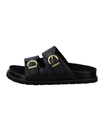 Papuci cu talpa flatform Mardale, Negru