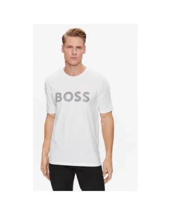 Tricou barbati,  303354534, Bumbac, Alb, Alb