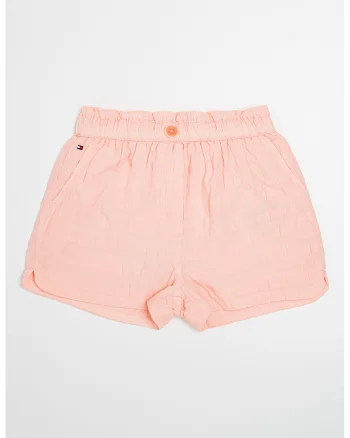 Pantaloni scurti din amestec de bumbac, Roz deschis
