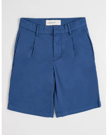 Pantaloni scurti chino relaxed fit, Albastru prafuit