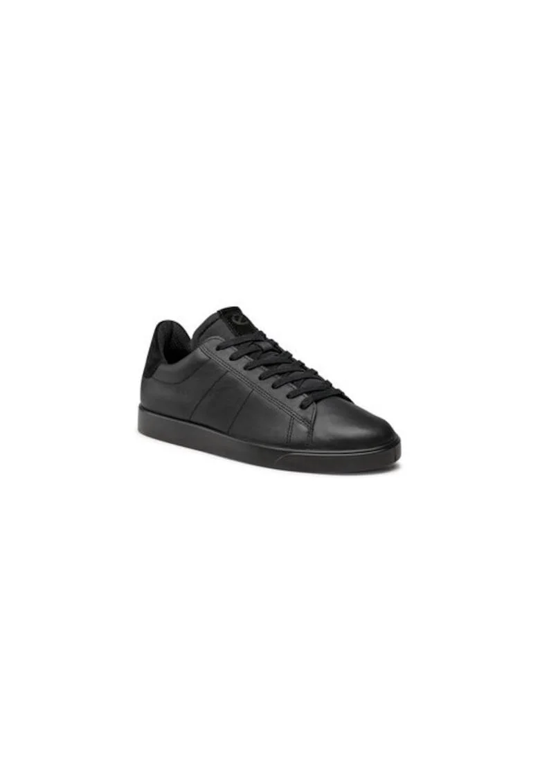 Pantofi sport barbati  209817256, Piele naturala, 46 EU, Negru