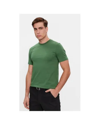 Tricou barbati,  303638184, Bumbac, M INTL, Verde