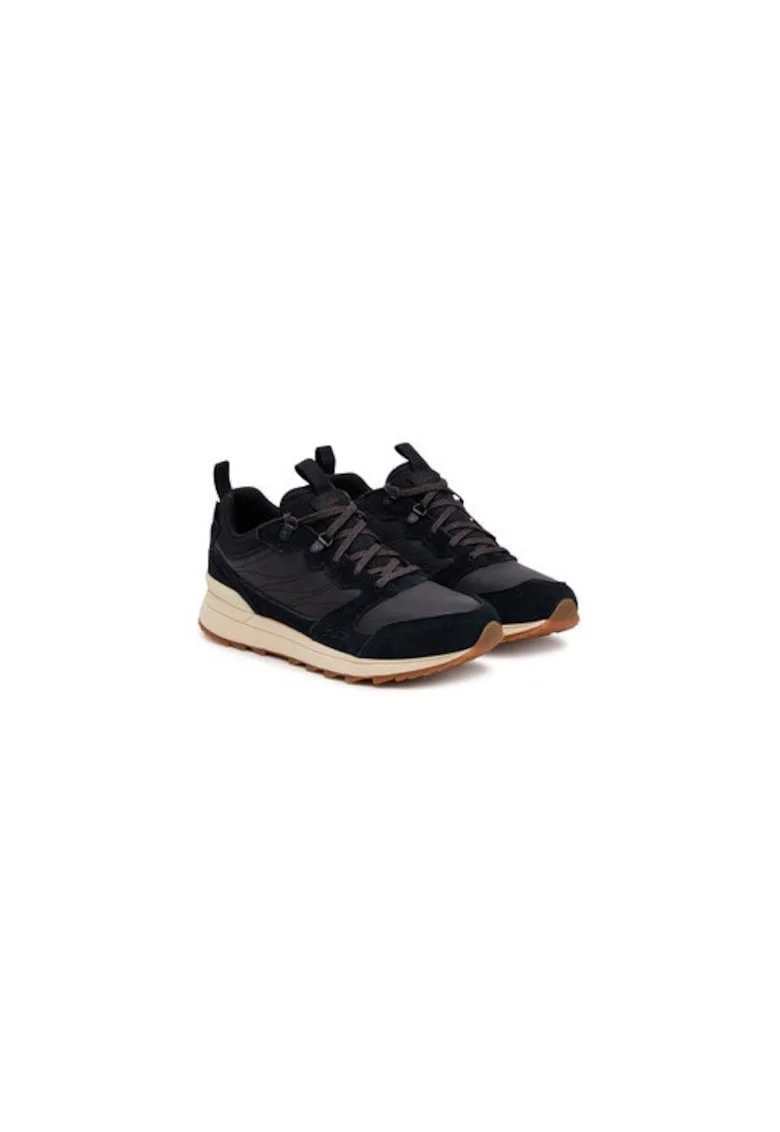 Pantofi sport barbati  305173713, Piele naturala, Negru, Negru