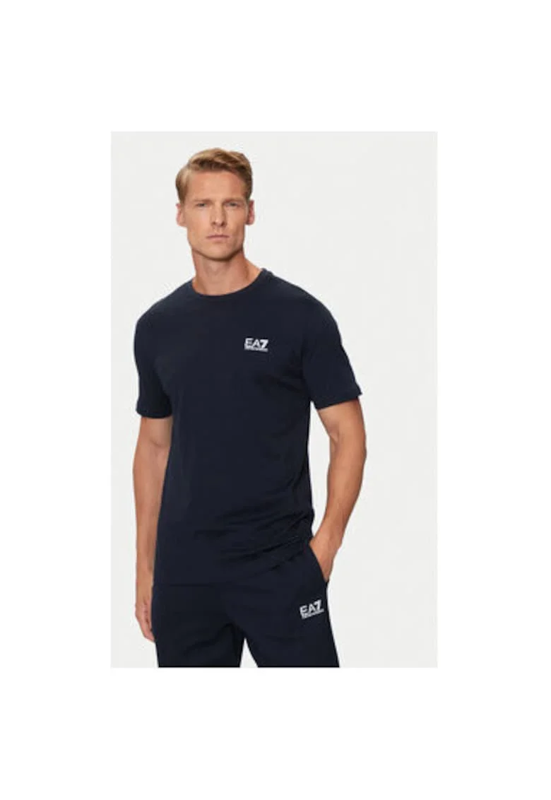 Tricou barbati, Emporio Armani  304286698, Bumbac, Albastru, Albastru