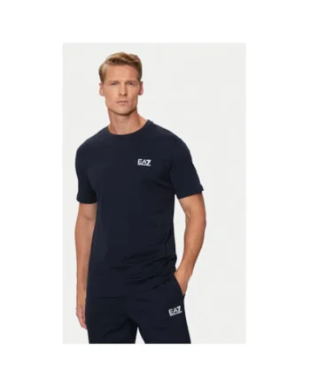 Tricou barbati, Emporio Armani  304286698, Bumbac, Albastru, Albastru