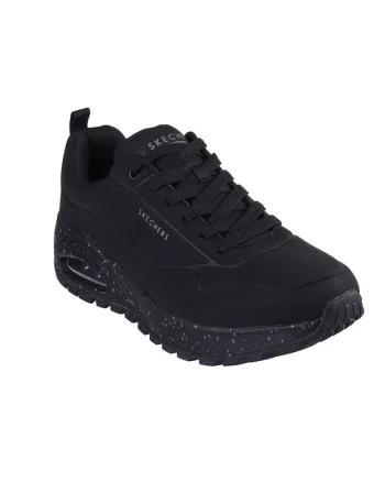 Pantofi sport barbati  304123573, Piele ecologica, Negru, Negru