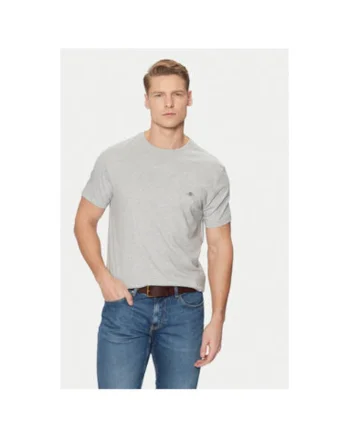 Tricou barbati,  305179067, Bumbac, Gri, Gri