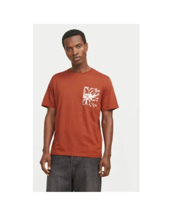 Tricou barbati,  304778476, Bumbac, Maro, Maro