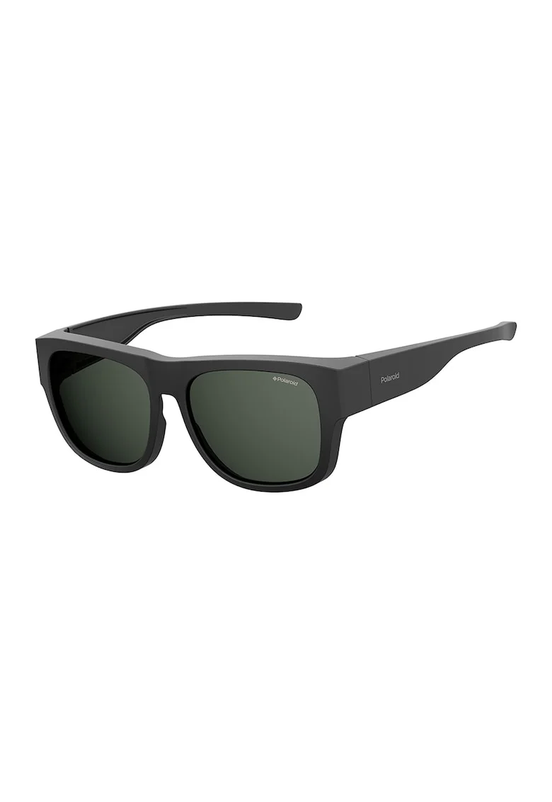 Ochelari de soare patrati unisex polarizati, Negru