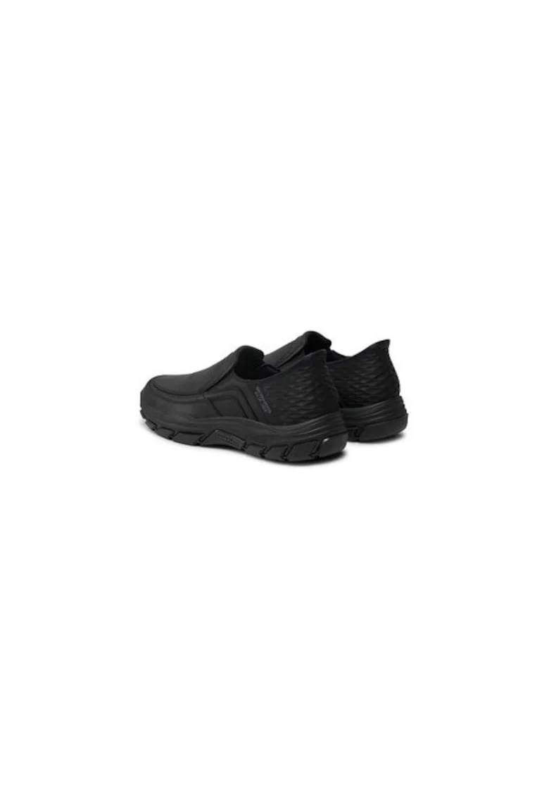 Pantofi sport barbati  303969486, Piele naturala, Negru, Negru