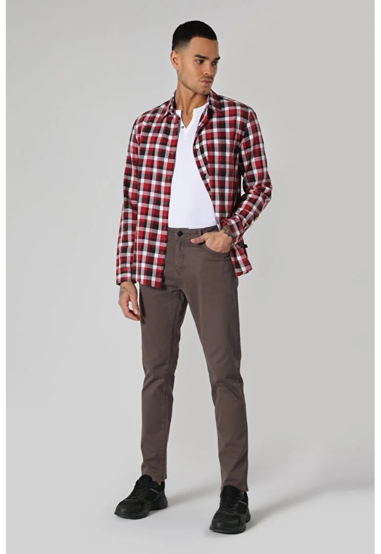 Pantaloni Antracit Straight Fit Barbati