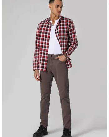 Pantaloni Antracit Straight Fit Barbati