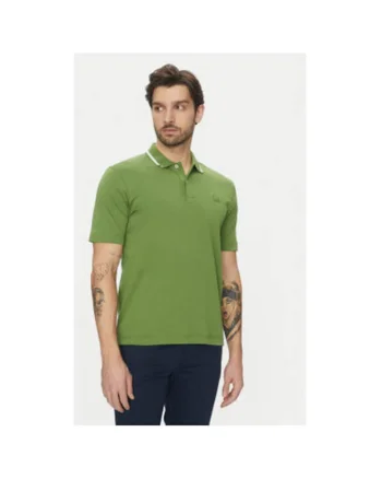 Tricou barbati,  304865350, Bumbac organic, Verde, Verde
