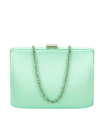 Geanta clutch verde menta DYX3335-2 05 Verde, 12.5x18.5x8.5
