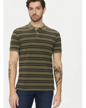 Tricou barbati,  304865381, Bumbac organic, Verde, Verde