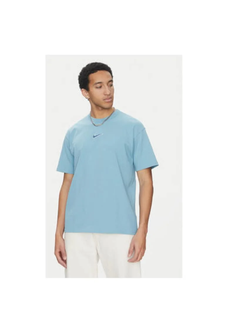 Tricou barbati,  305365514, Bumbac, Albastru, Albastru