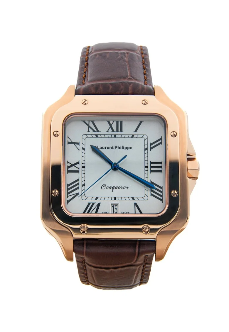 Ceas Conqueror Spirit of the Rose Brun Du Palais cu finisaj Rose Gold