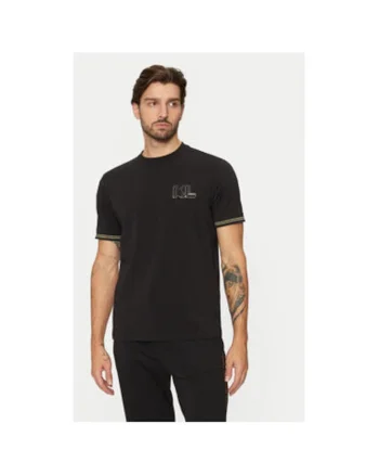 Tricou barbati,  304612589, Bumbac, Negru, Negru