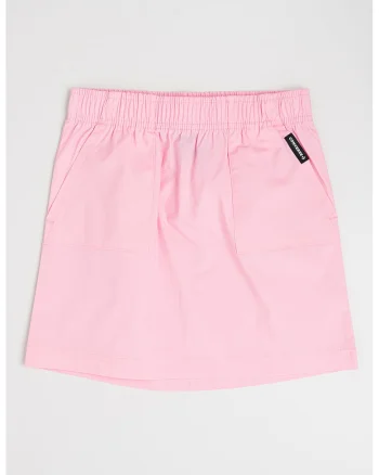 Fusta mini cu talie elastica, Roz