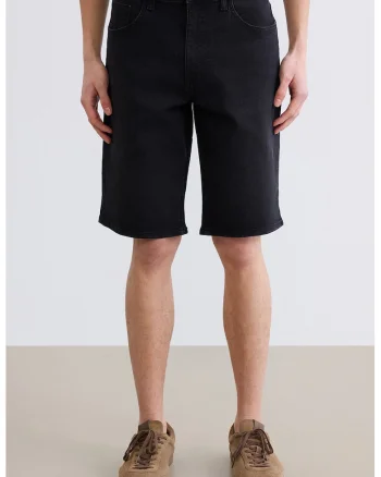Blugi scurti drepti, Negru