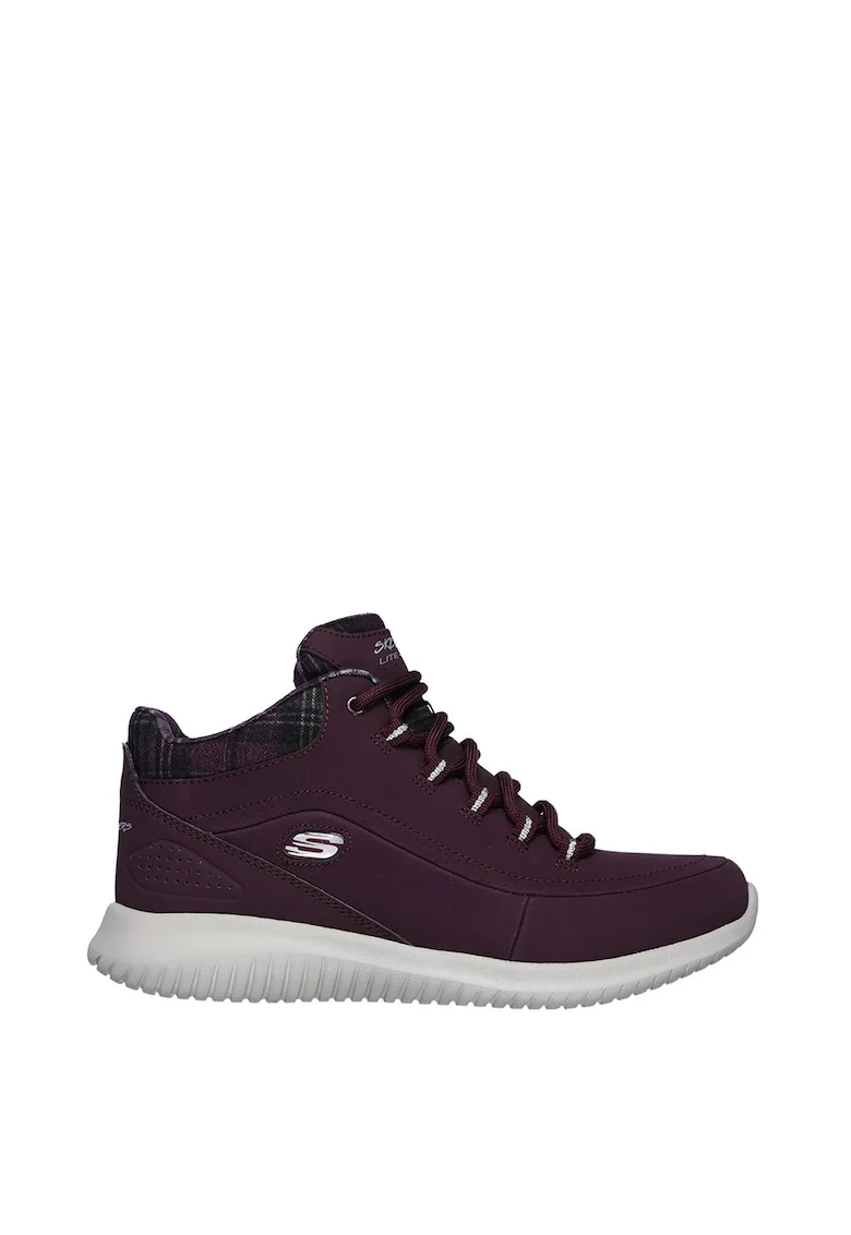 Pantofi sport de piele peliculizata, cu branturi din spuma cu memorie Just Chill