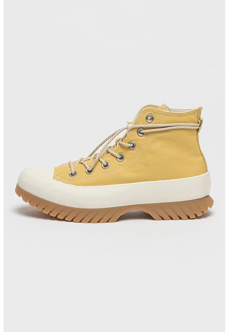 Pantofi sport cu talpa flatform Chuck Taylor All Star Lugged, Galben sofran
