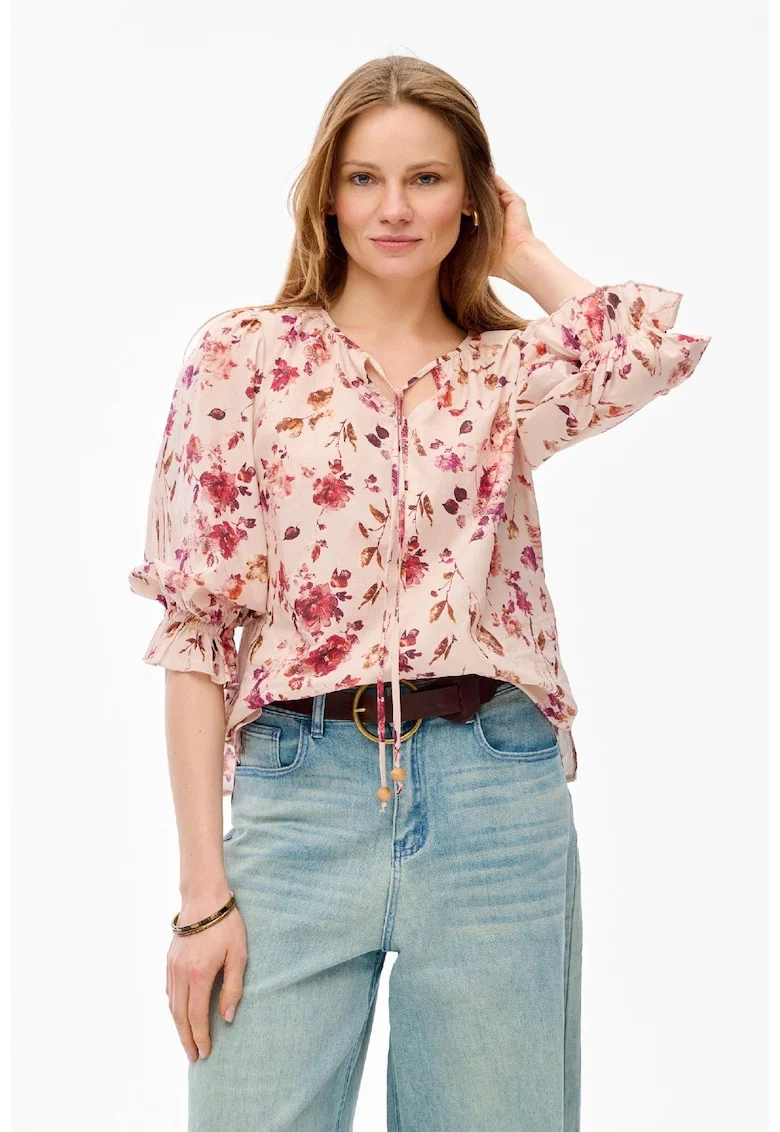 Bluza cu model floral lejera