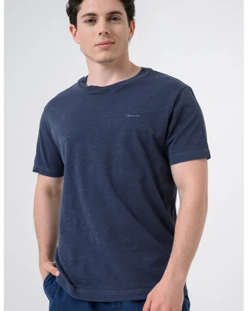 Tricou regular-fit din bumbac, Albastru inchis