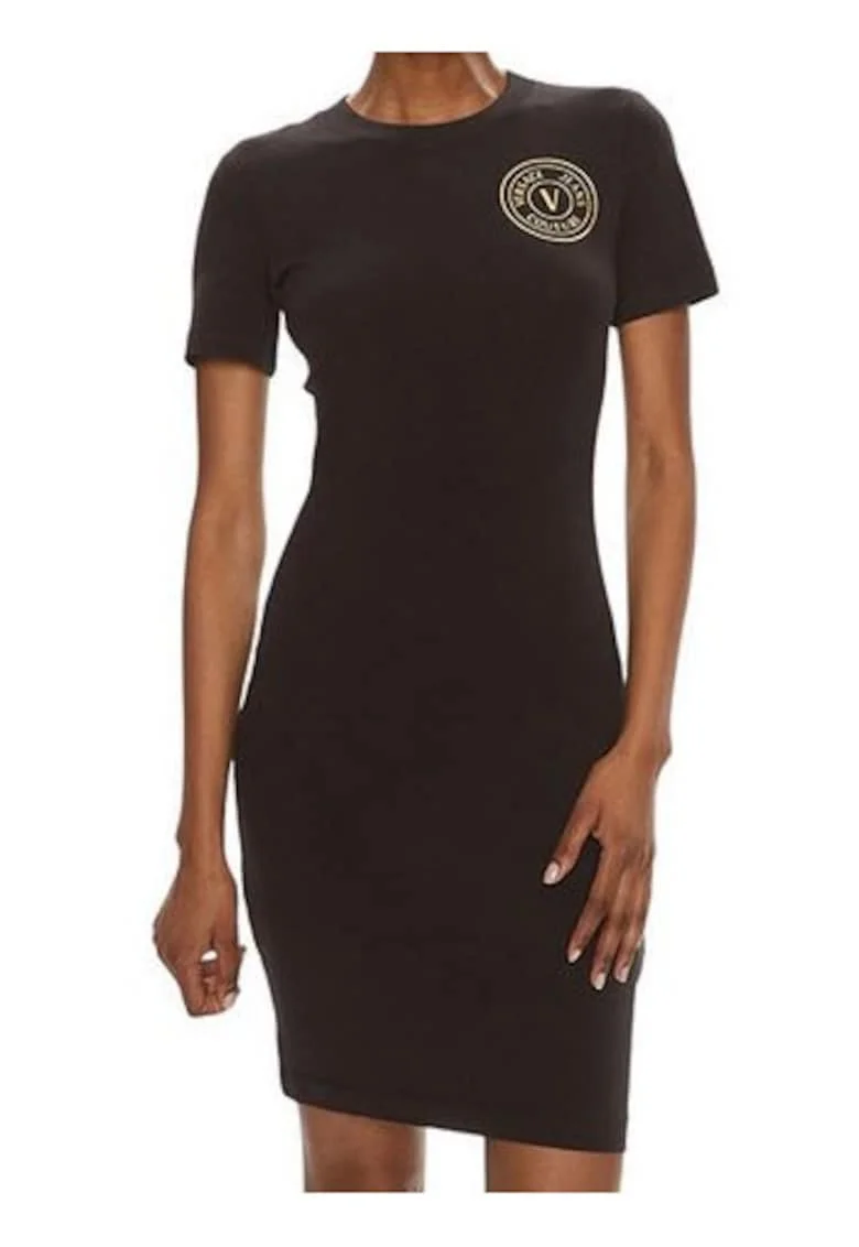 Rochie-tricou cu imprimeu logo
