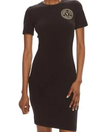 Rochie-tricou cu imprimeu logo