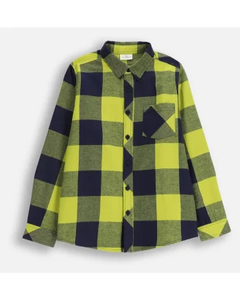 Camasa cu in carouri din bumbac, Multicolor