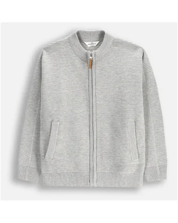 Cardigan  gridwqfq, Gri deschis melange