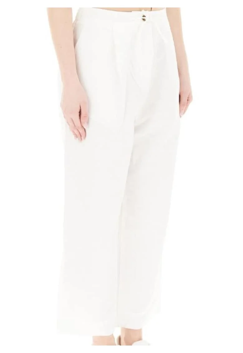 Pantaloni din amestec de in