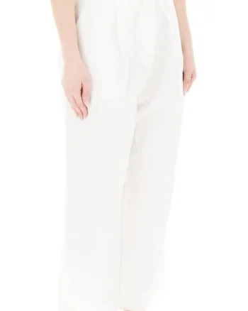 Pantaloni din amestec de in