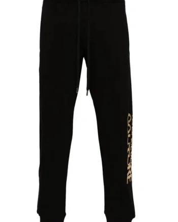 Pantaloni de trening cu logo metalizat