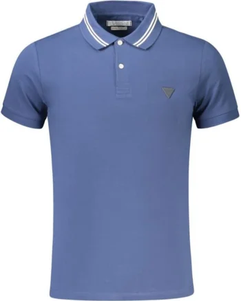 Tricou polo slim fit din bumbac cu detaliu logo