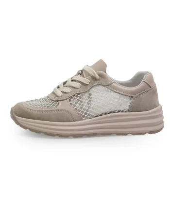 Pantofi Sport  Active 610621 din piele naturala, Bej